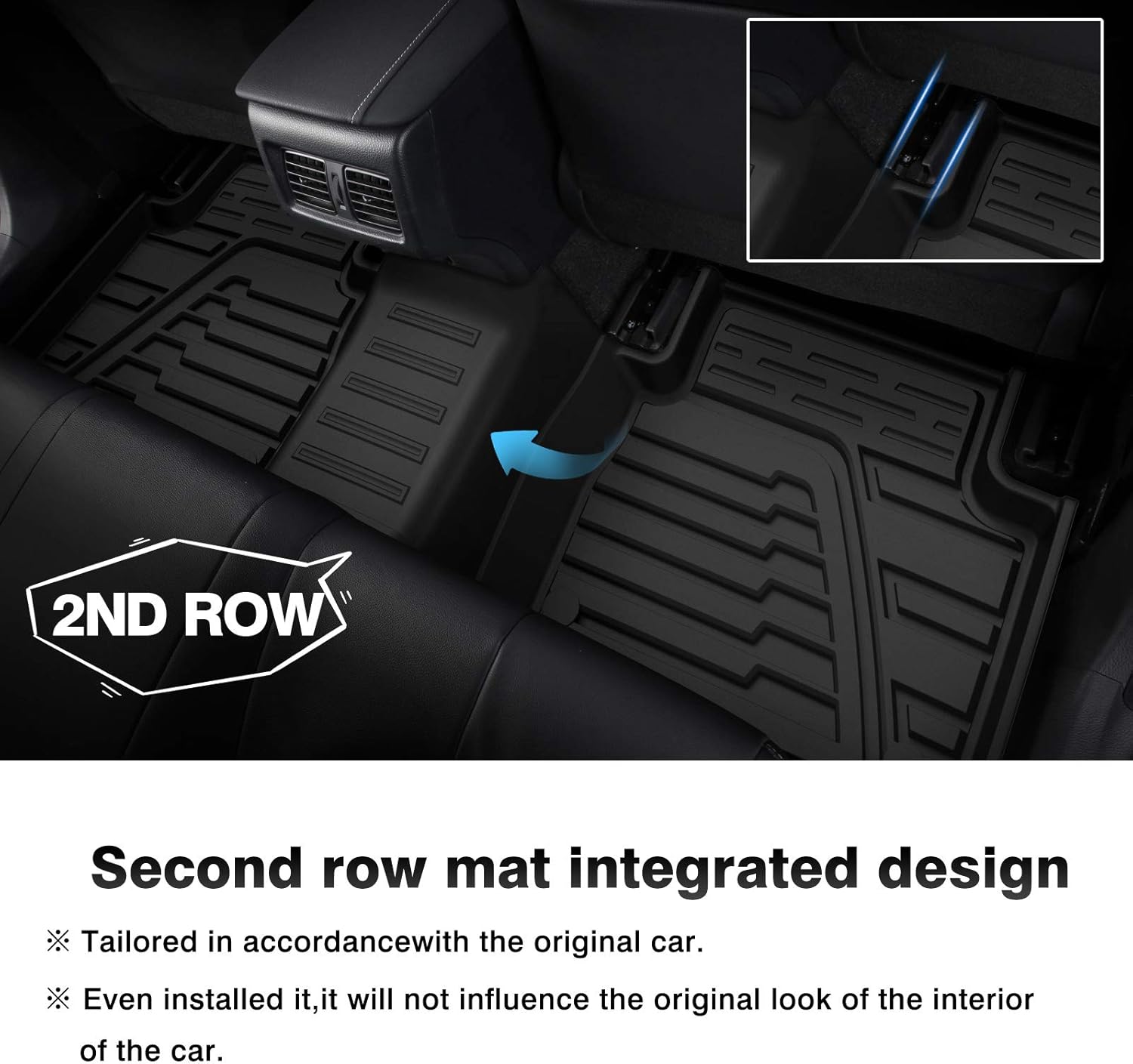 Black All Weather Floor Liners for Toyota Corolla Sedan N5257