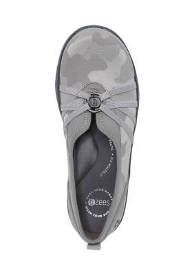 Grey Camo Washable Slip-On Flats V67767