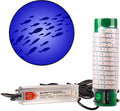 Blue Underwater LED Fishing Lights for Docks, 7500 Lumen with 30ft Cord, 3-Prong Plug E844