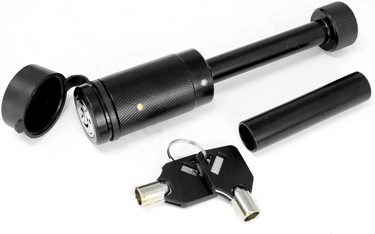 5/8" and 1/2" Black Hitch Pin Set with Locking System W161