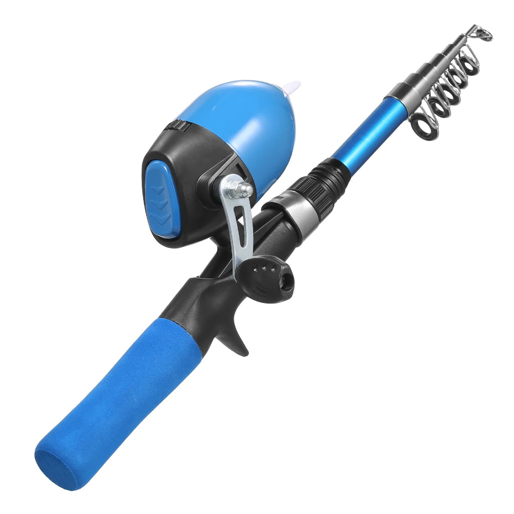 Kids Telescopic Fishing Pole and Reel Combo with Tackles and Lures P46692