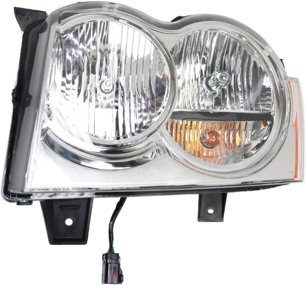 Headlight Assembly for Jeep Grand Cherokee 2005-2007 Passenger Side A49982