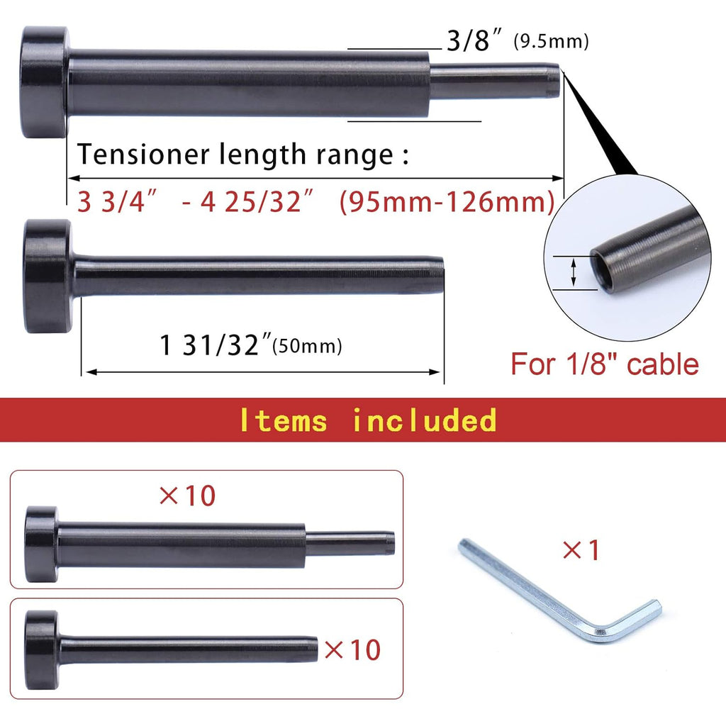 Black Cable Railing Kit T316 Stainless Steel L63969
