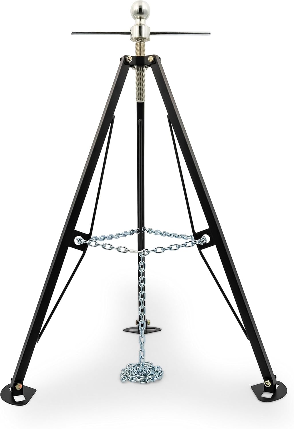 Heavy Duty Gooseneck Stabilizer Tripod Jack, Anti Rust Steel, 7500 lb Weight Capacity K93800