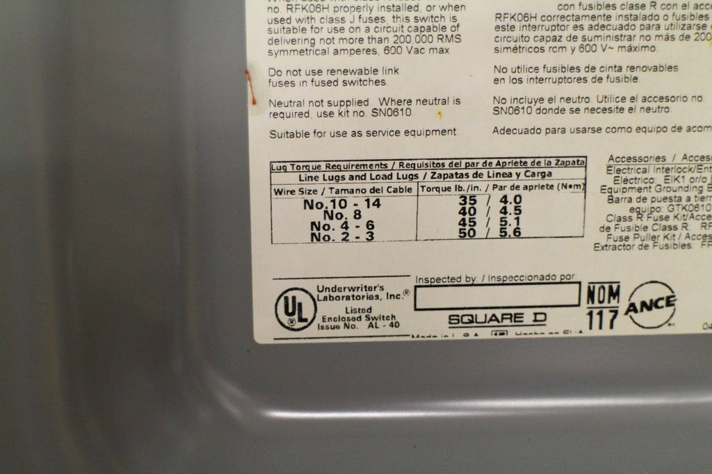 Heavy Duty Safety Switch Q824225