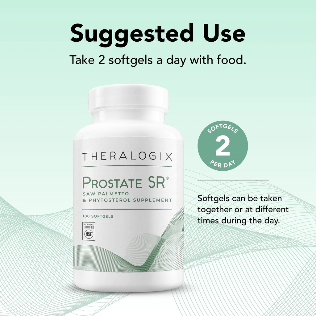 Saw Palmetto & Beta-Sitosterol Supplement, 180 Softgels J824