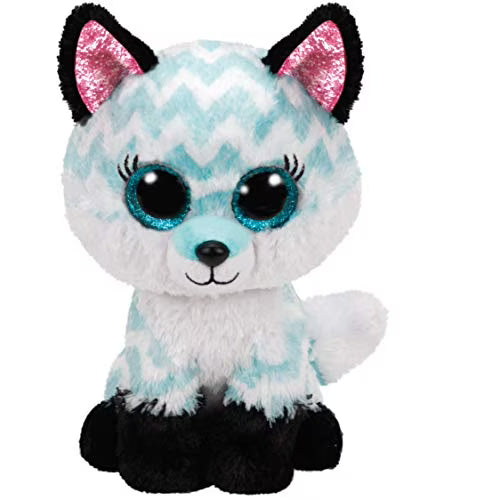 Aqua Chevron Fox Regular Size (6 inch) X6593
