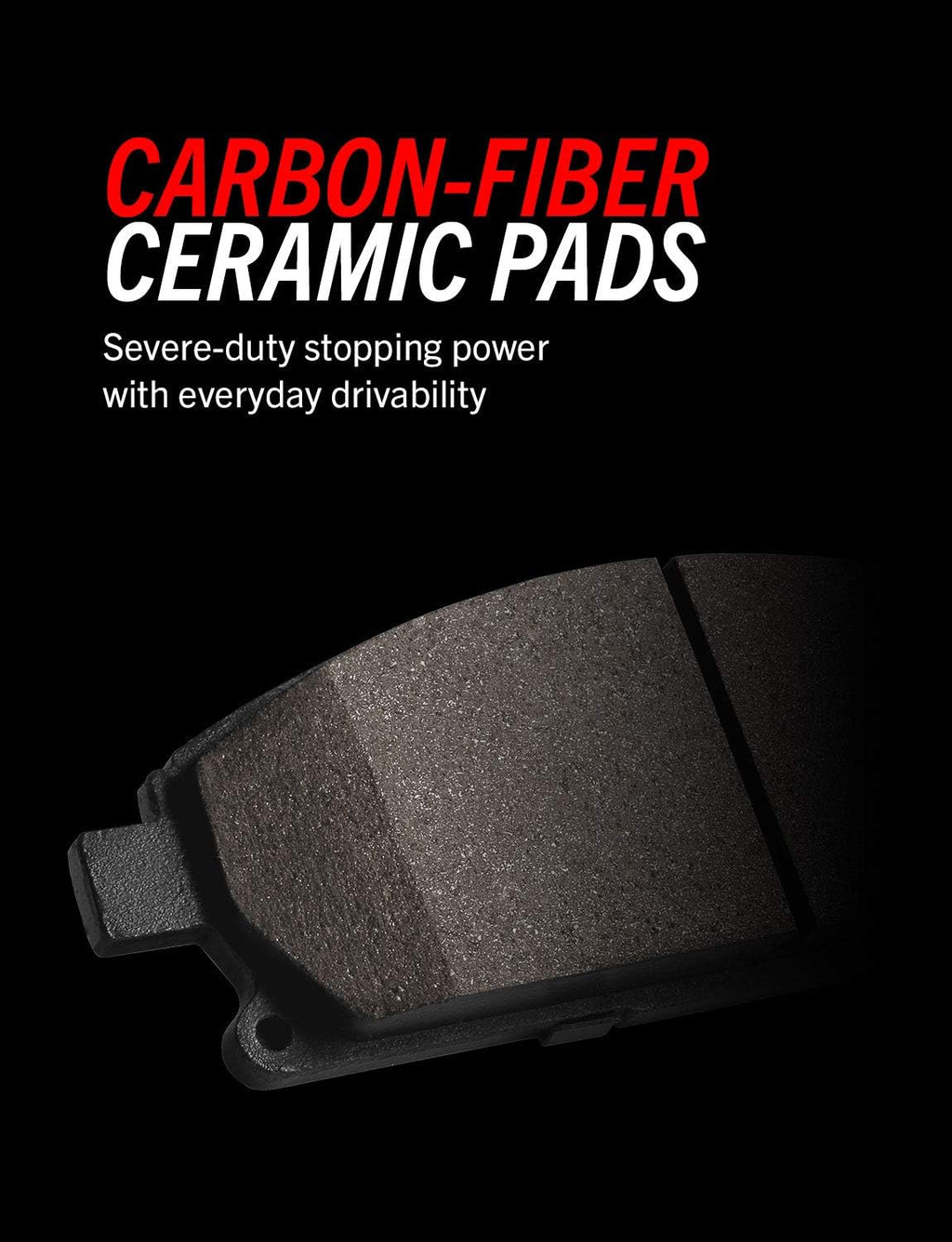 Front Z36 Carbon Fiber Ceramic Brake Pads and Drilled Slotted Brake Rotors C7901