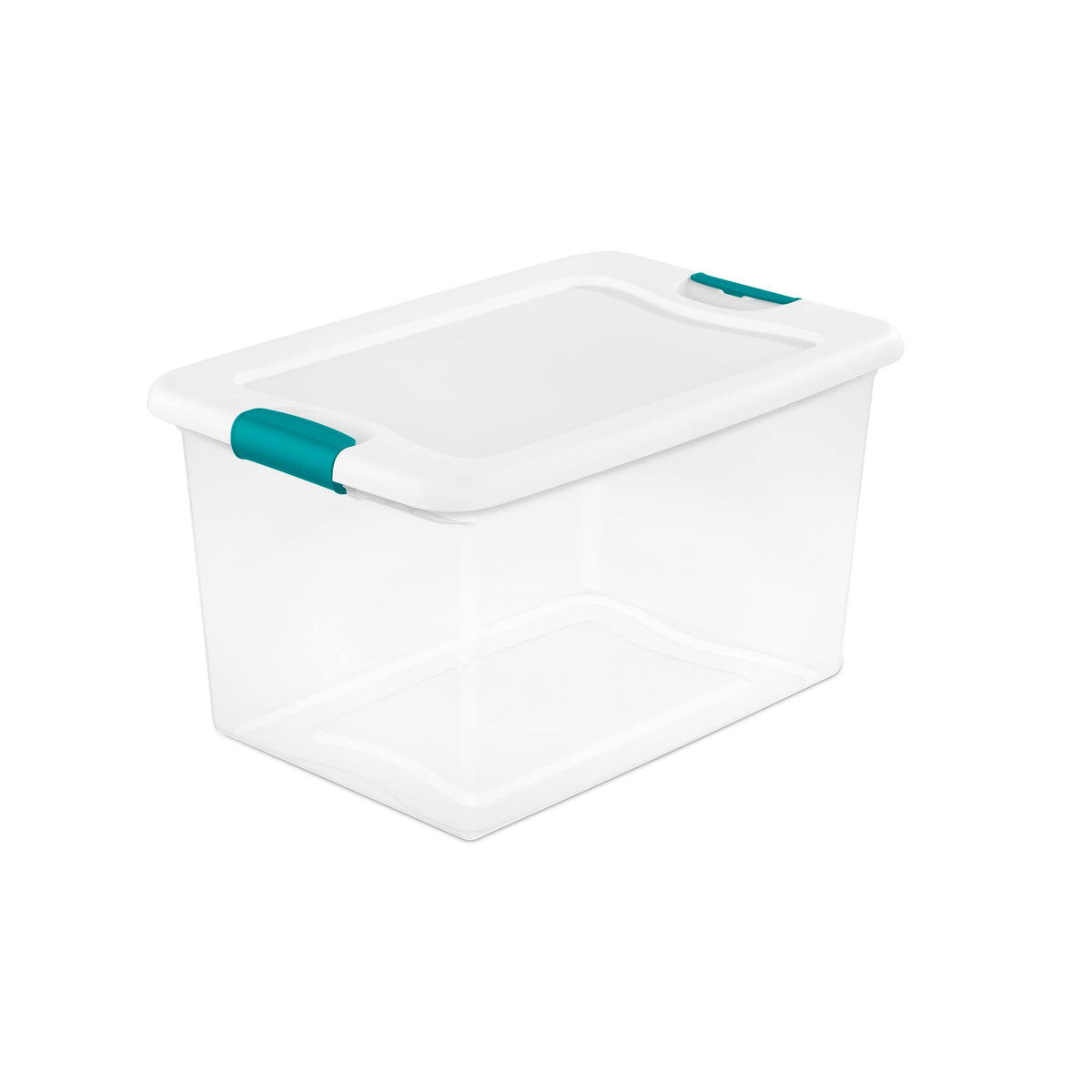 64 Quart Clear Latching Boxes - Case of 6 I128334