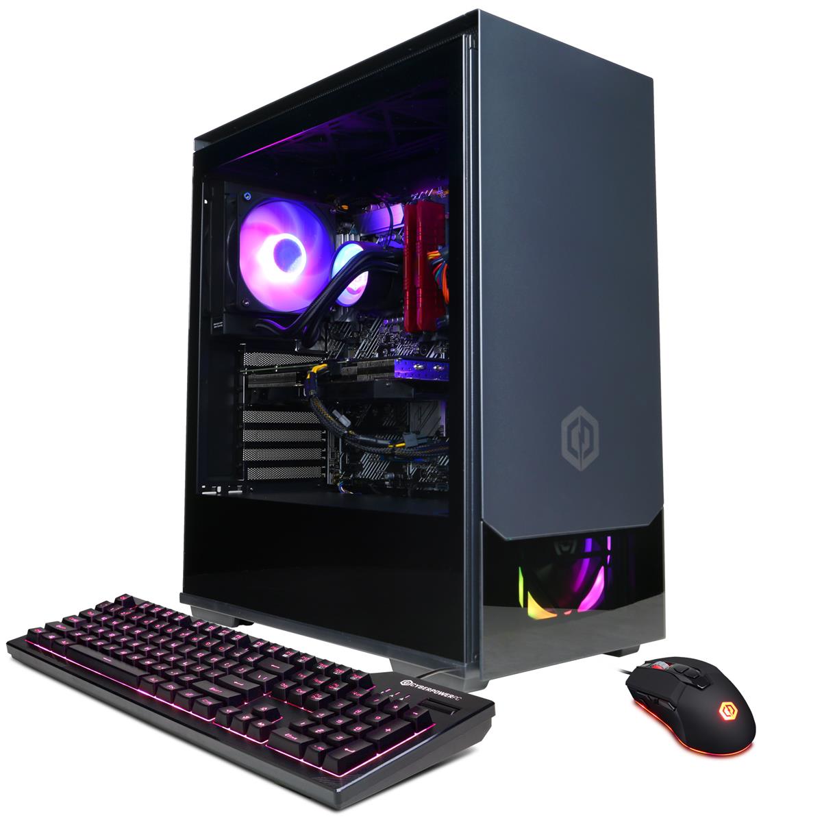 Liquid Cool Gaming Desktop Computer, Intel Core i7-12700KF, 16GB RAM, 1TB SSD, RTX 3070 Ti 8GB, Windows 11 Home L19863