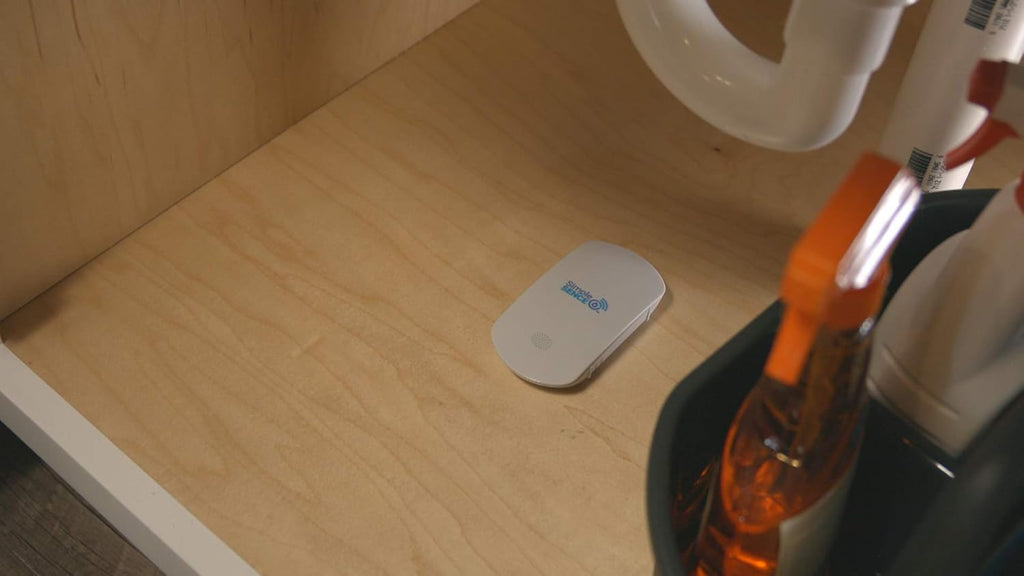 Smart WiFi Water Leak and Freeze Detector with Audible Alarm (1 Pack) B299