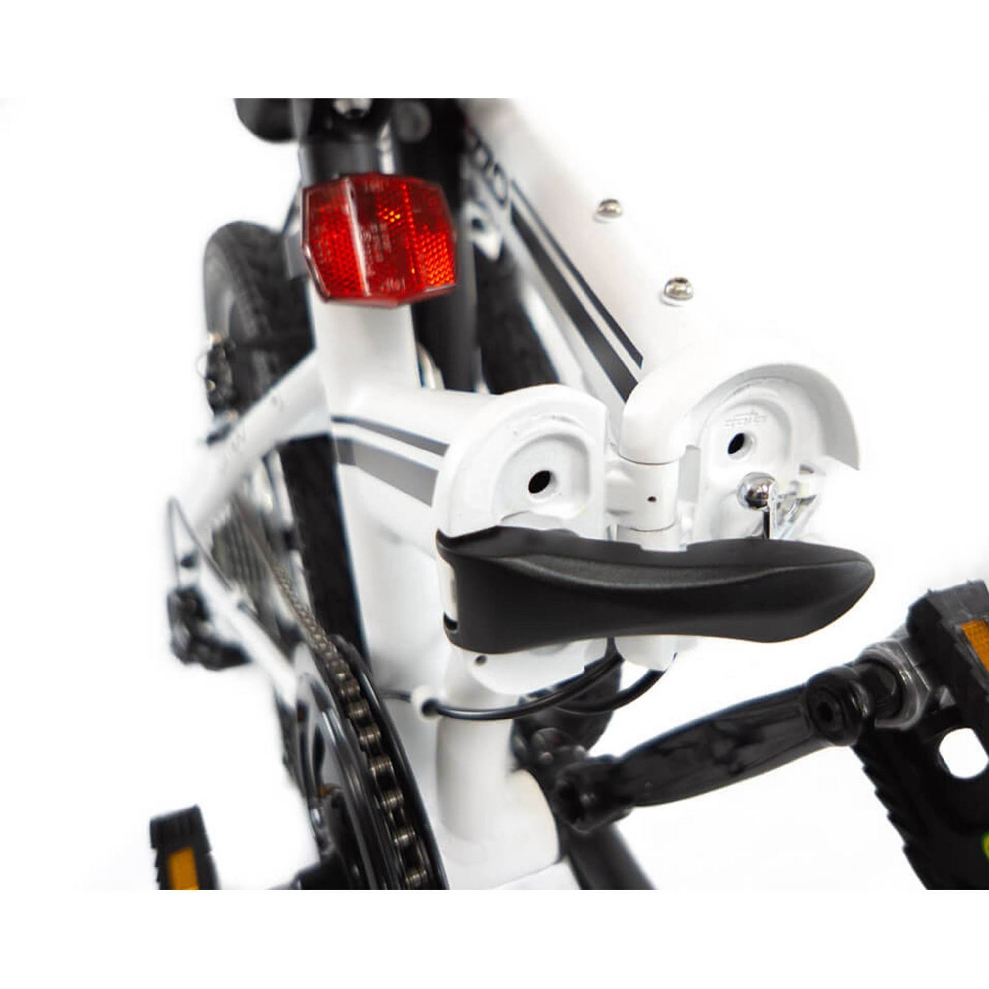 White 20x22 Folding Bike T315