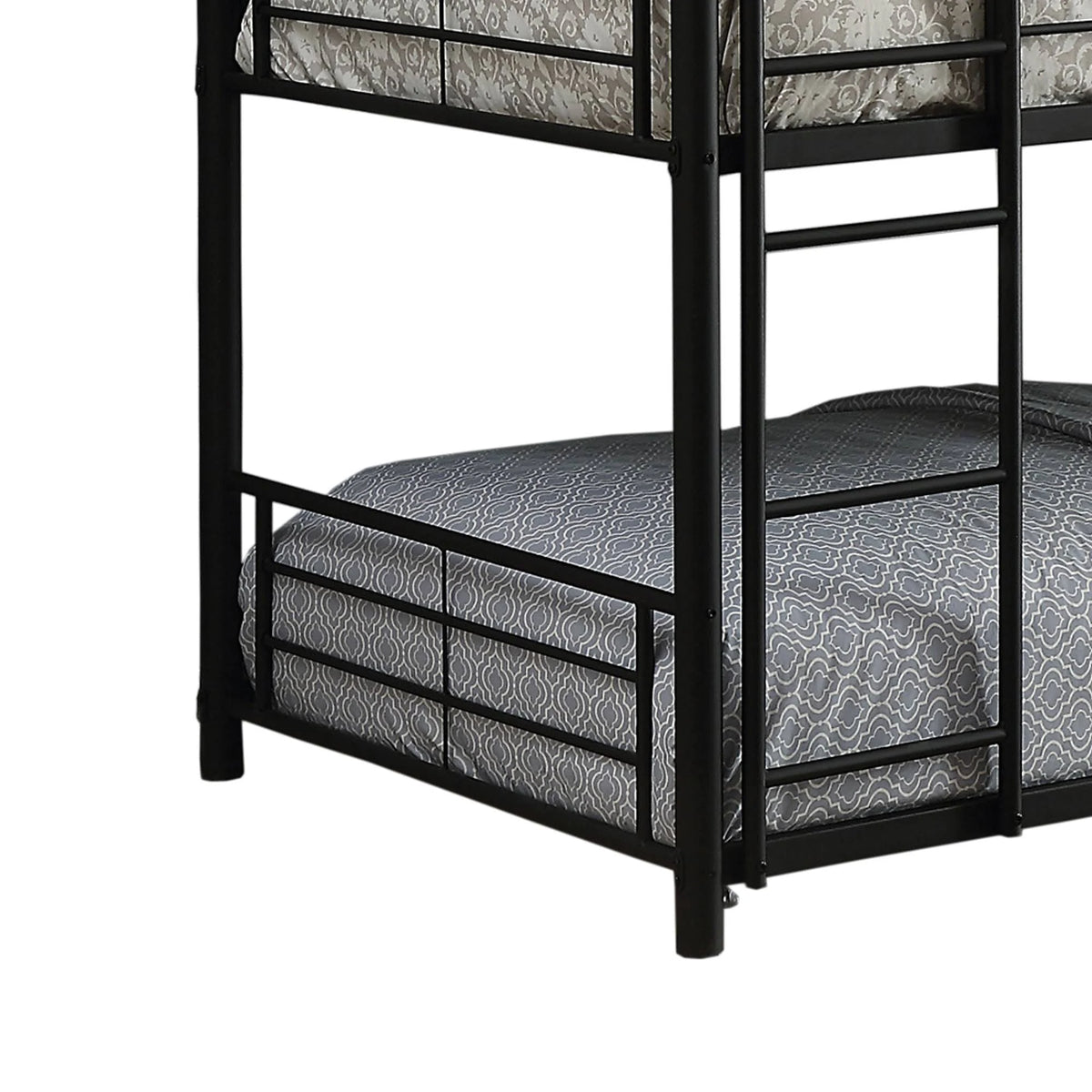 Triple Bunk Bed Full Sandy Black G80621