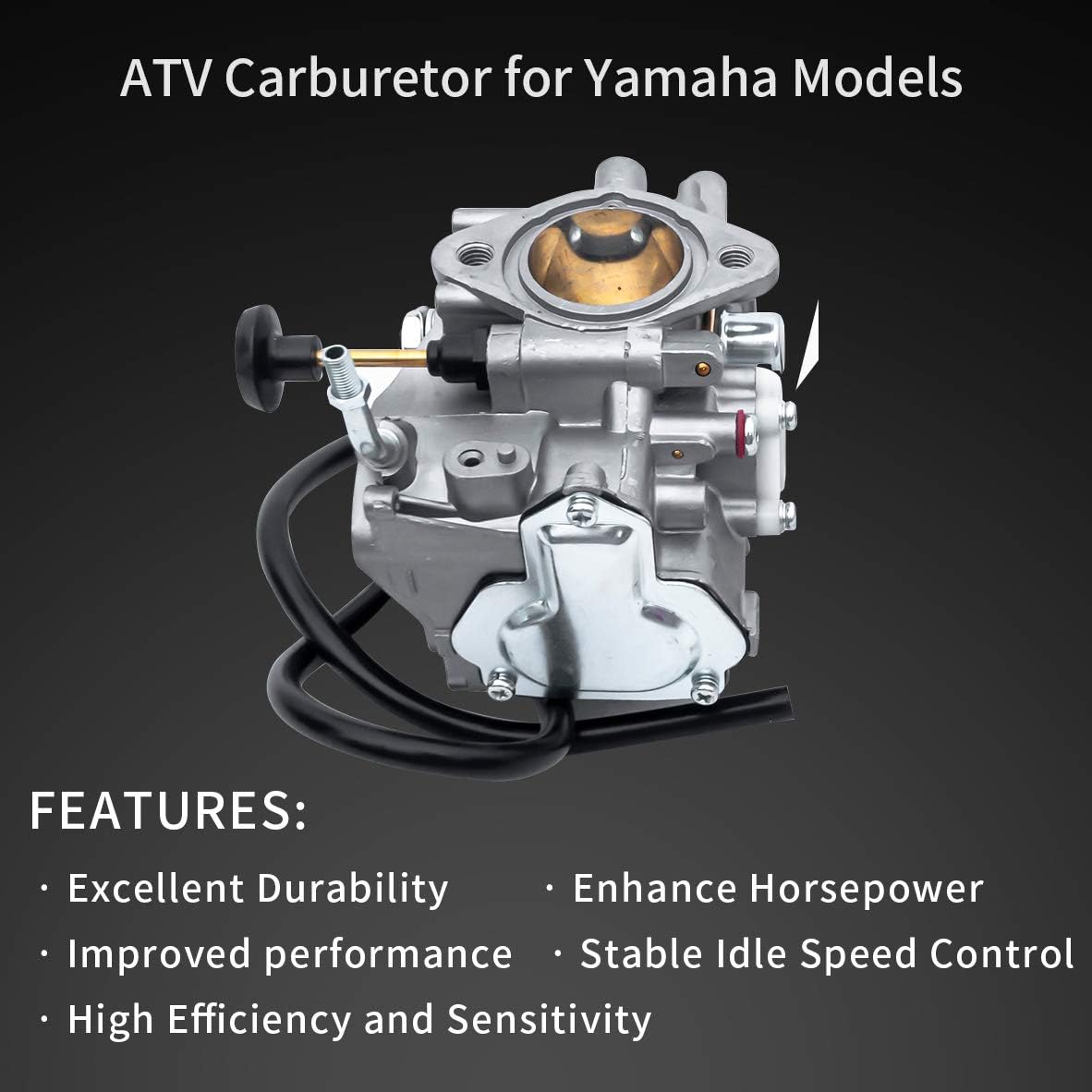 Carburetor for Yamaha Big Bear 350 YFM 350 2x4 4x4 ATV 1987-1996 H2376