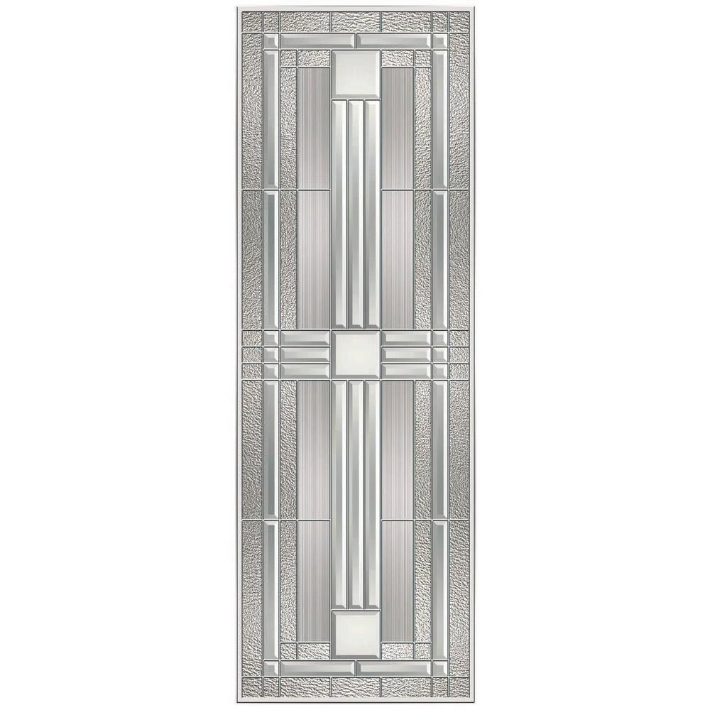 36 in. x 80 in. Full Lite Primed Steel Prehung Left-Hand Inswing Front Door with Brickmould B22873