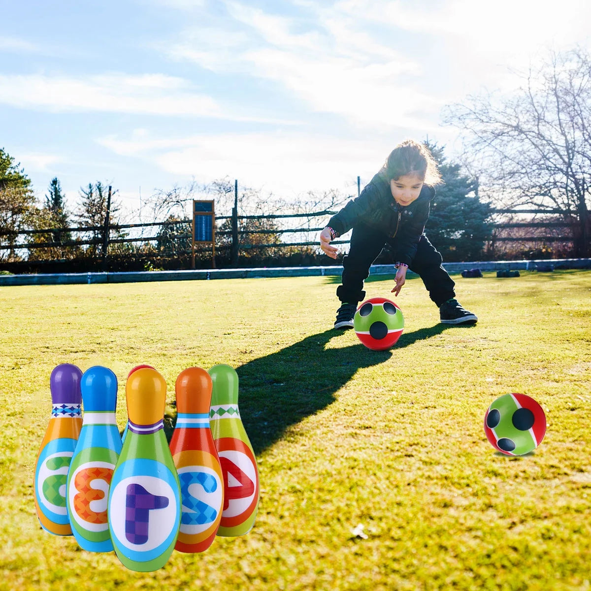 Portable Family Bowling Game Toys E6475