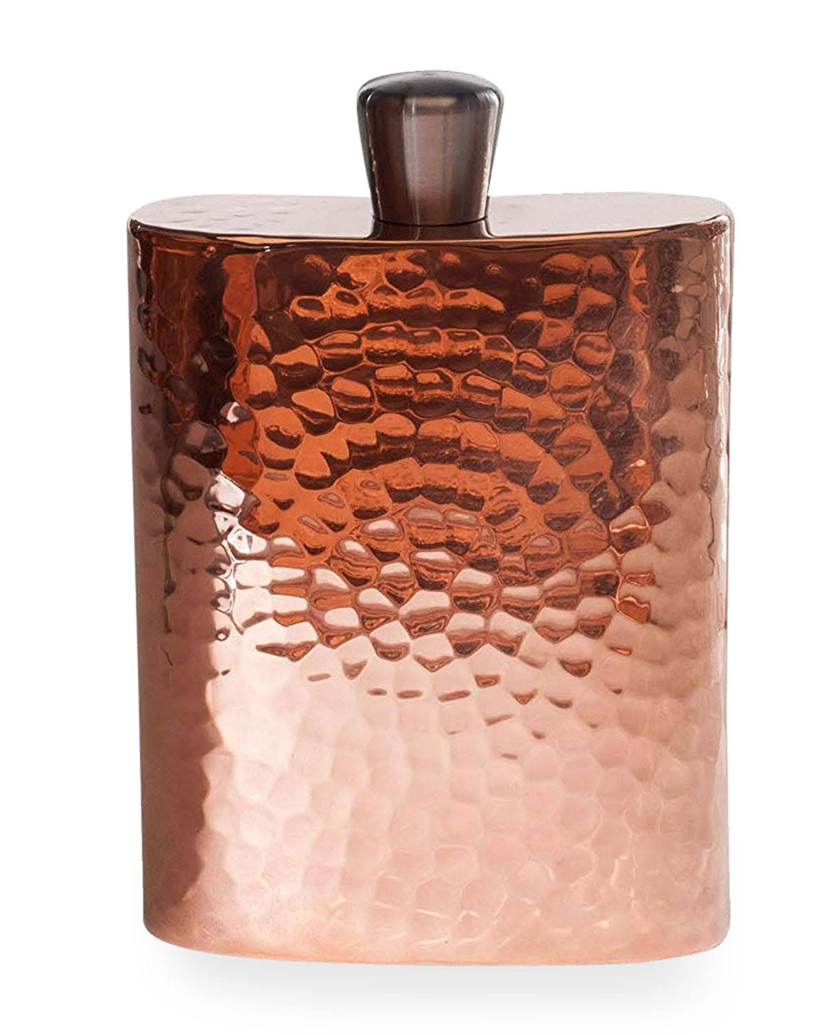 Hand Hammered 100% Pure Copper Flask, 12 oz O61402