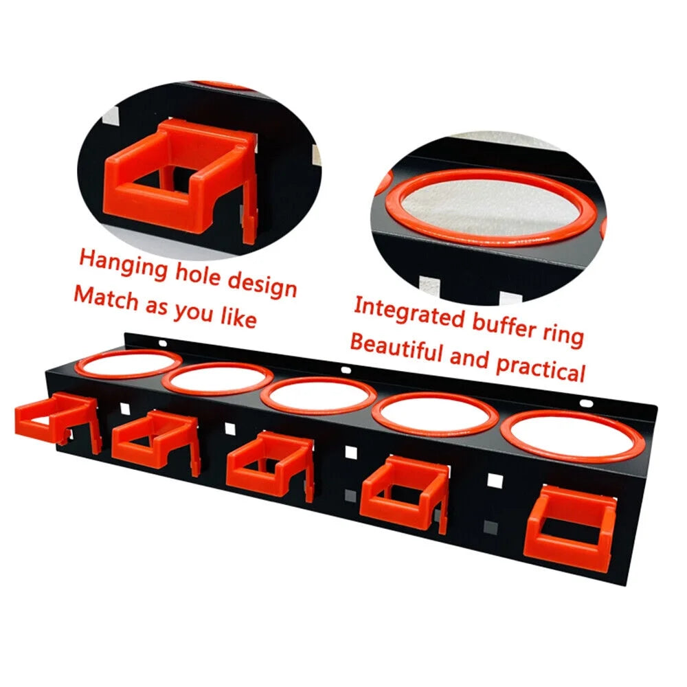 5 Hole Wall Mounted Spray Bottle Holder K366959