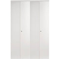 White MDF Interior Closet Bi-Fold Door with Matching Trim V71429