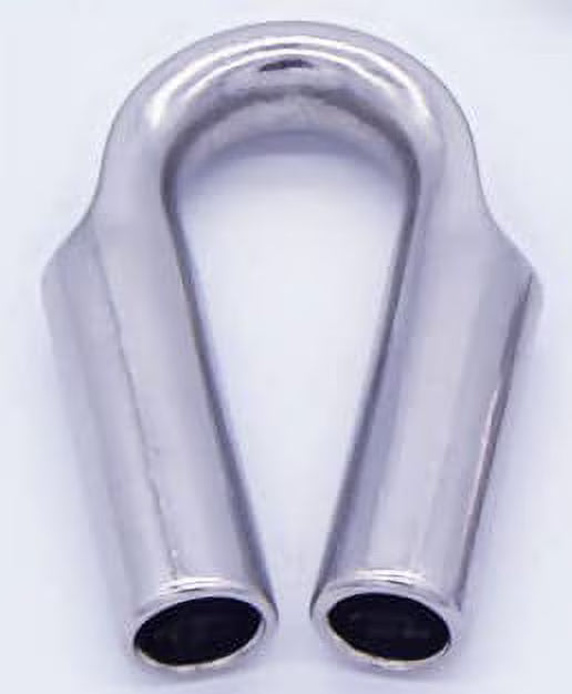 Wire Rope Tube Thimble 316 Stainless Steel 14mm 10-Pack O5157