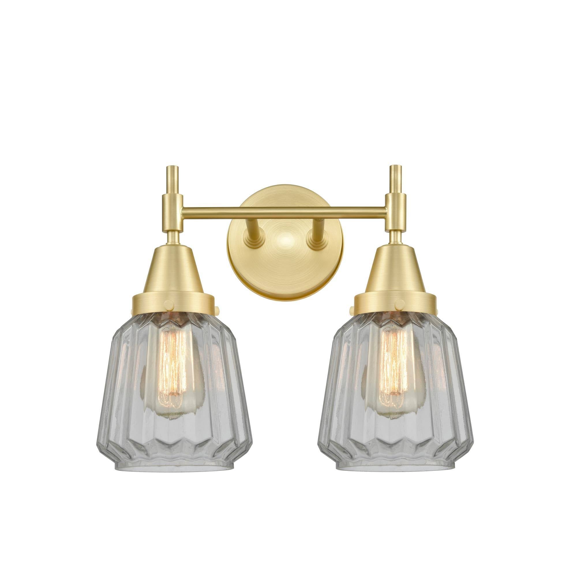 Satin Brass Bath Vanity Light H3294