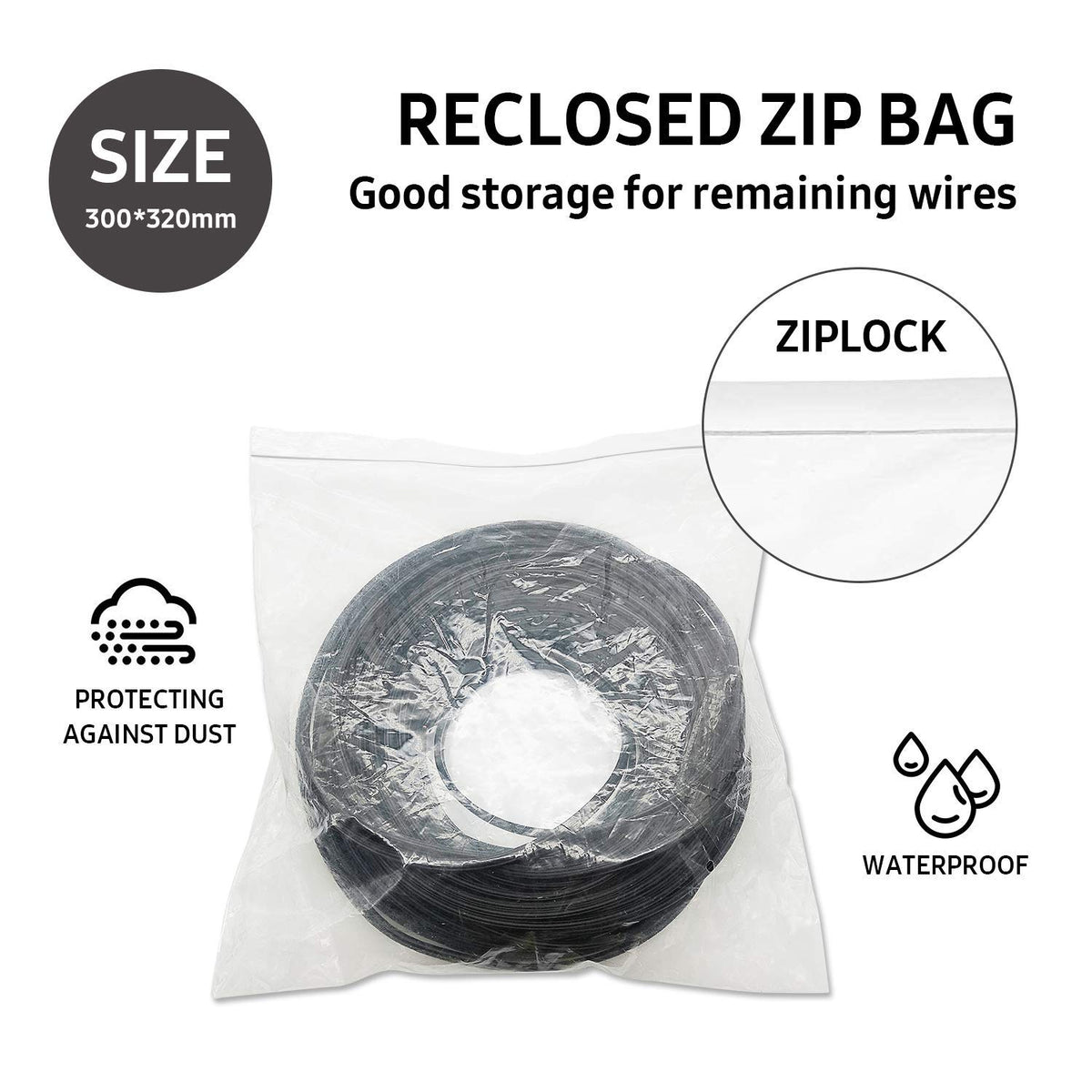 12/2 Low Voltage Landscape Lighting Cable 100 Feet Y7478