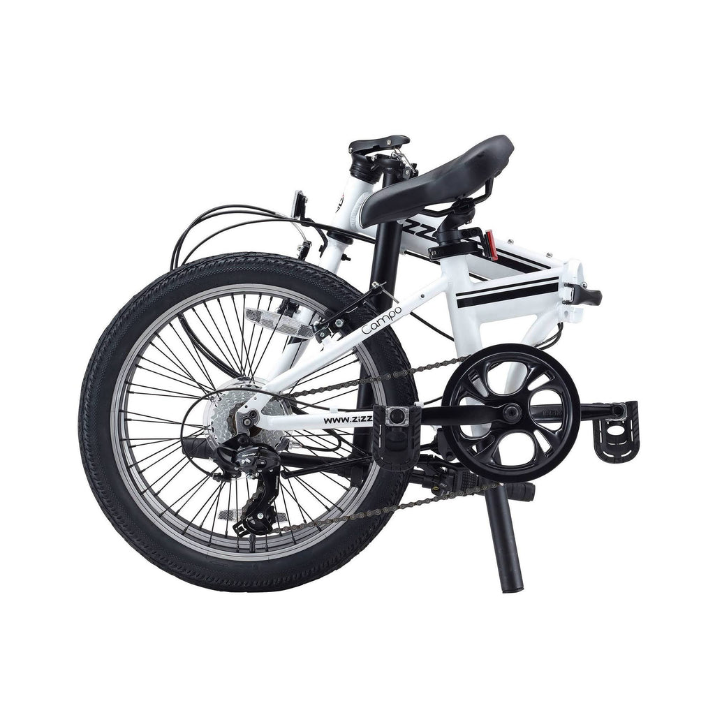 White 20x22 Folding Bike T315