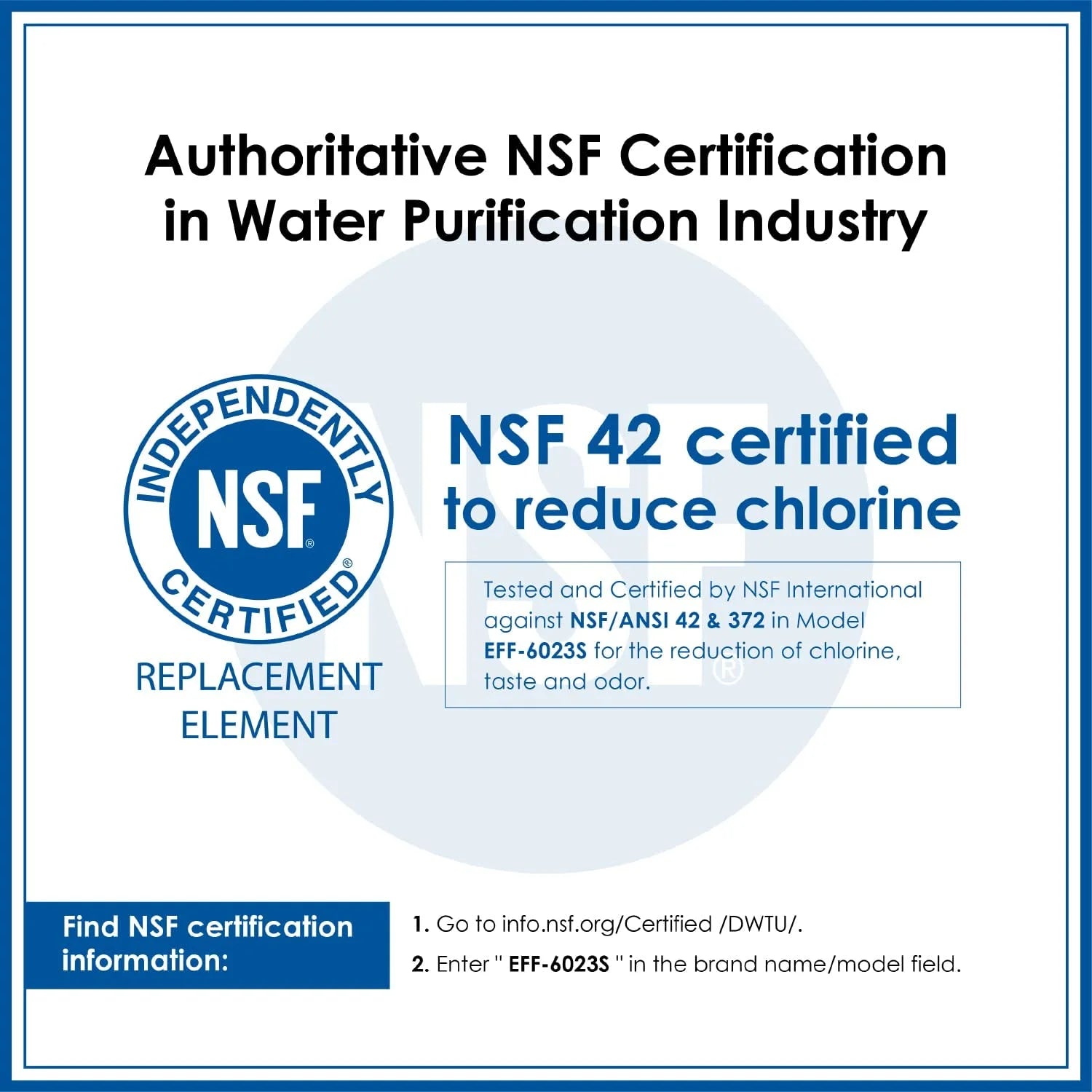 Refrigerator Water Filter, Pack of 3 H80981