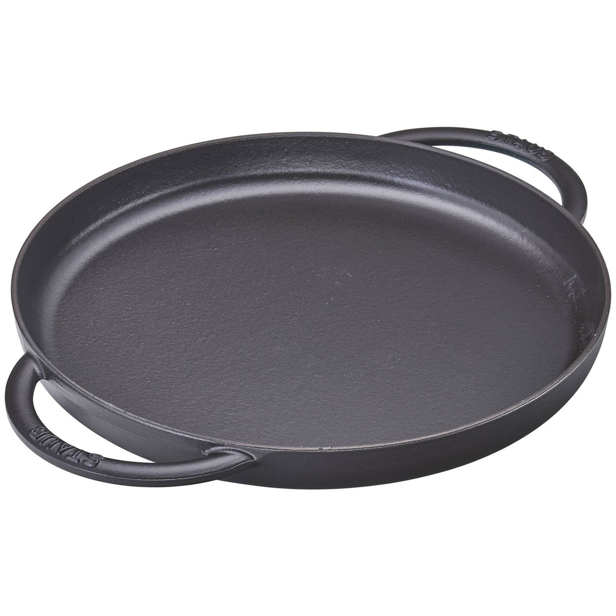 Matte Black Cast Iron Chicken Griddle & Press Set W5976