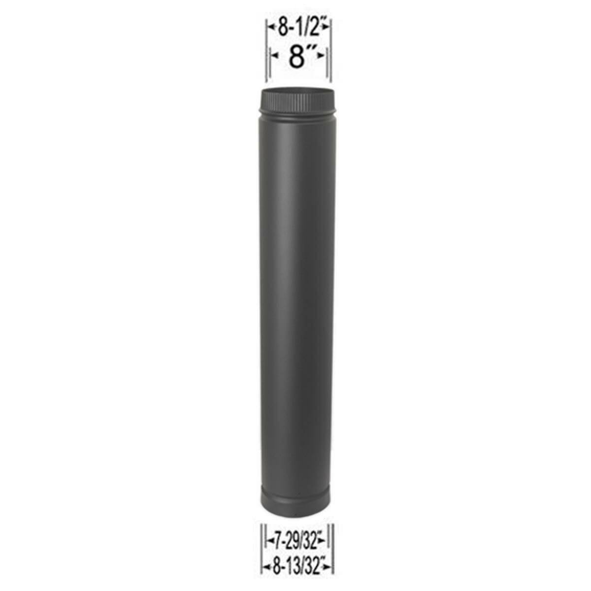 8 in. Telescopic Double Wall Stove Pipe E561604
