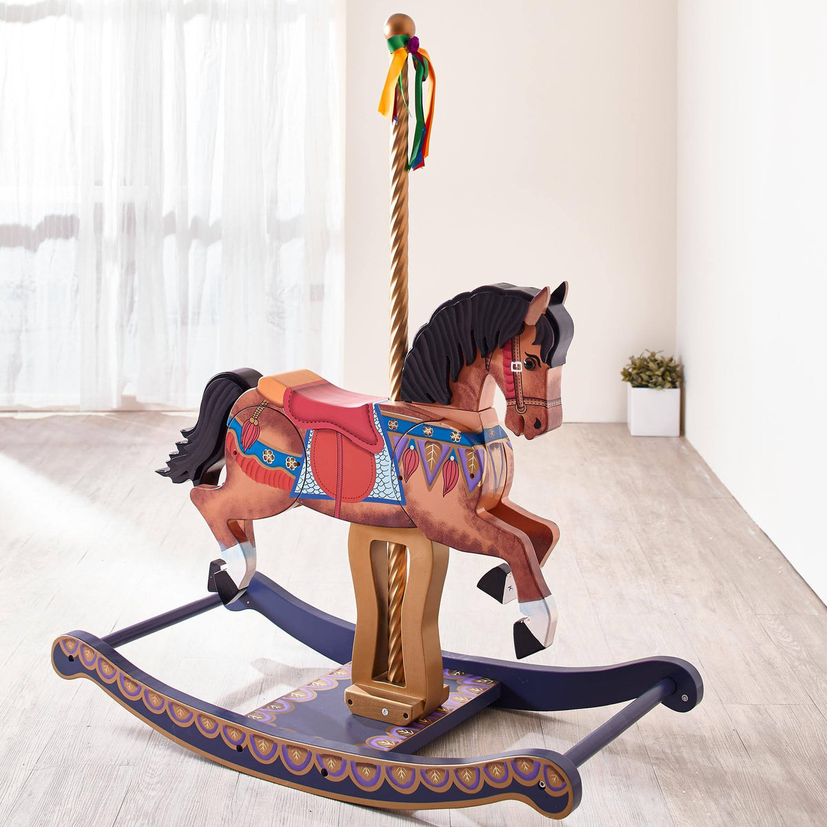 Carousel Style Rocking Horse H5385