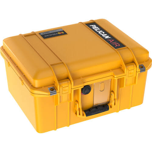 Yellow Hard Carry Case with Foam Insert and Liner W8414