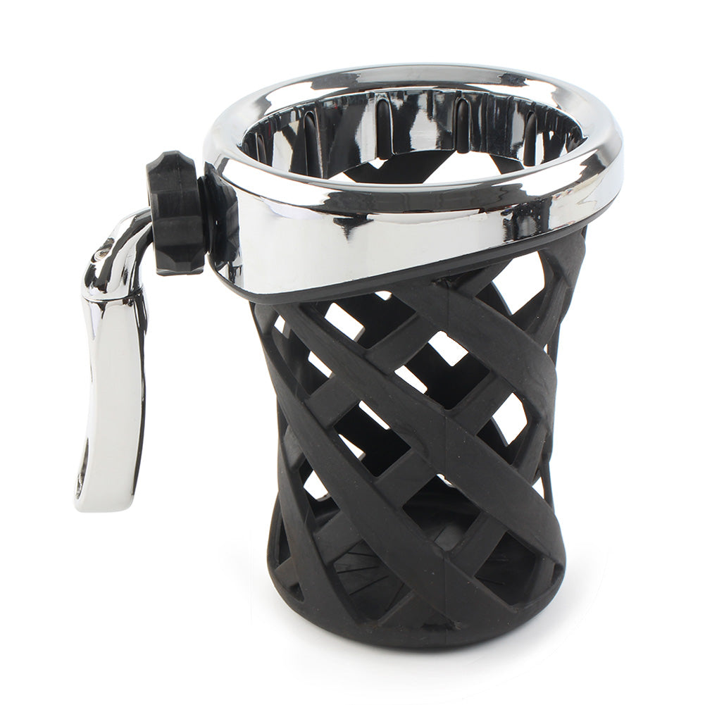 Motorcycle Handlebar Cup Holder with Mesh Basket Mount A6543
