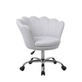 Velvet Swivel Shell Arm Chair J8757