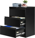 3 Drawer White Metal Filing Cabinet L993179