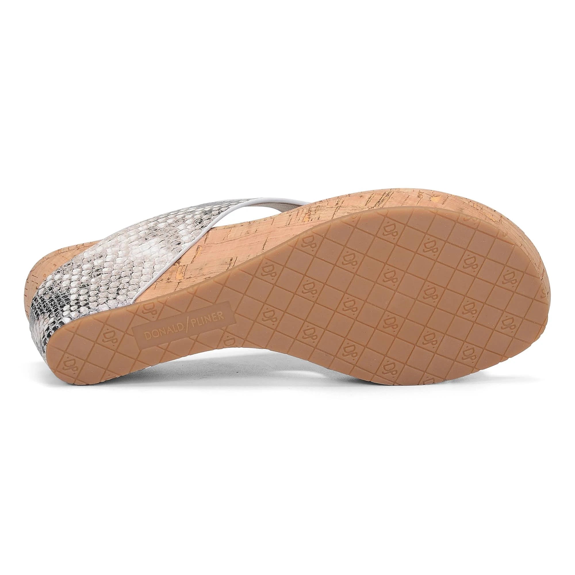 Leather Wedge Slide B3023