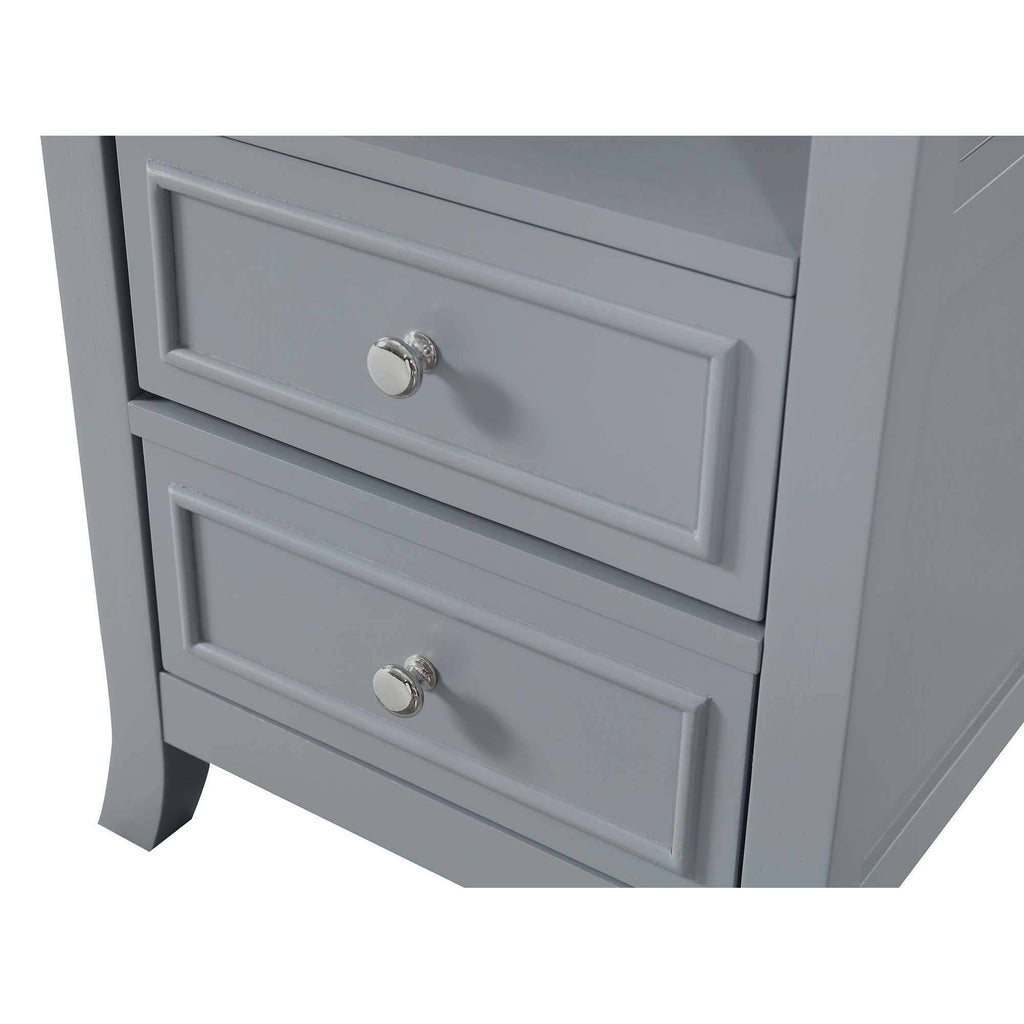 Gray End Table Z990761