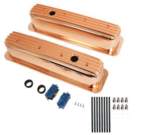 Copper Plated Cast Aluminum Valve Covers D7275