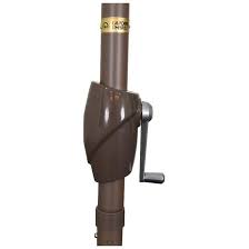 9 ft. Aluminum Market Umbrella Push Tilt D6423