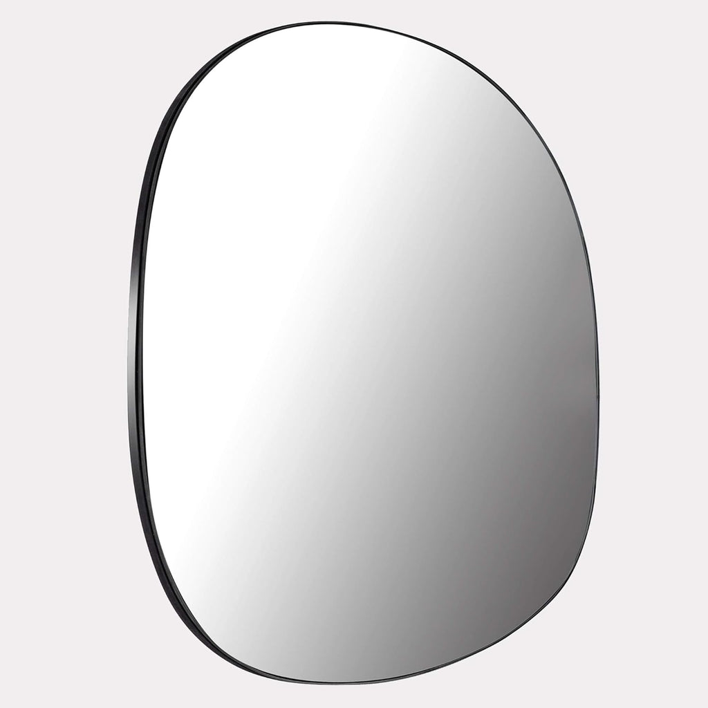 Asymmetrical Wall Mounted Mirror, 19.7 x 20.5 Inches S147
