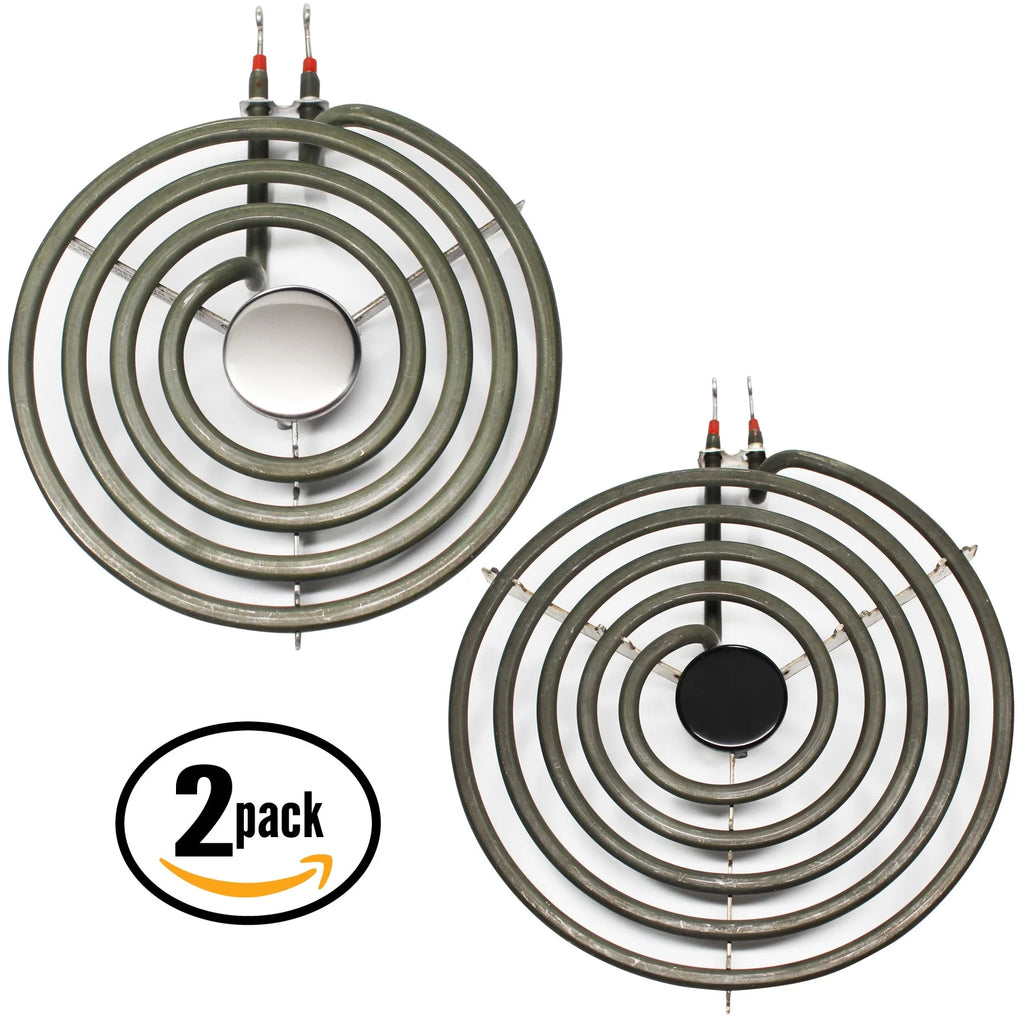 2-Pack 8 inch 5 Turns & 6 inch 4 Turns Surface Burner Elements J126