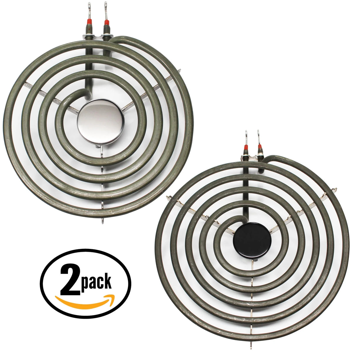 2-Pack 8 inch 5 Turns & 6 inch 4 Turns Surface Burner Elements J126