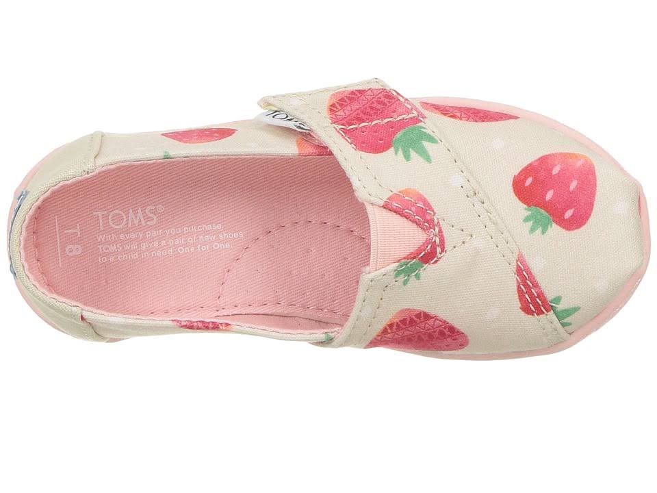 Toddlers Classic Slip-On Strawberries and Cream D999533