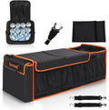 Car Trunk Organizer with Leakproof Cooler Bag, Foldable Cover, Adjustable Securing Straps E40308