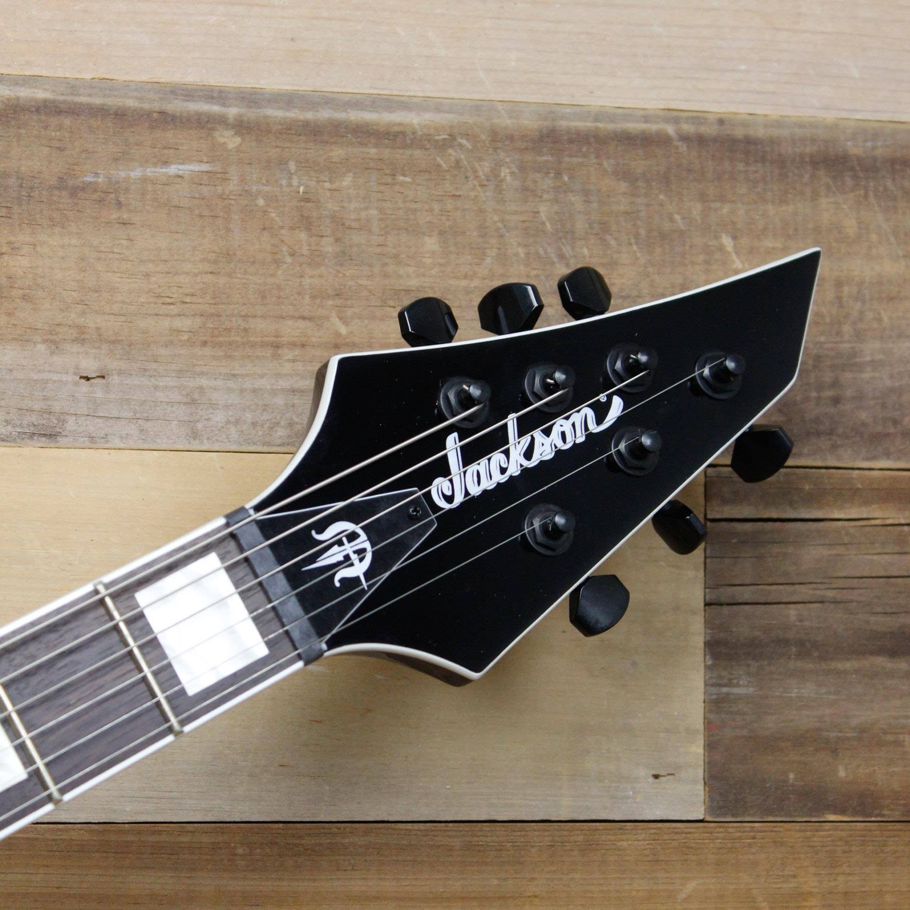 Black with White Bevels Electric Guitar C9090
