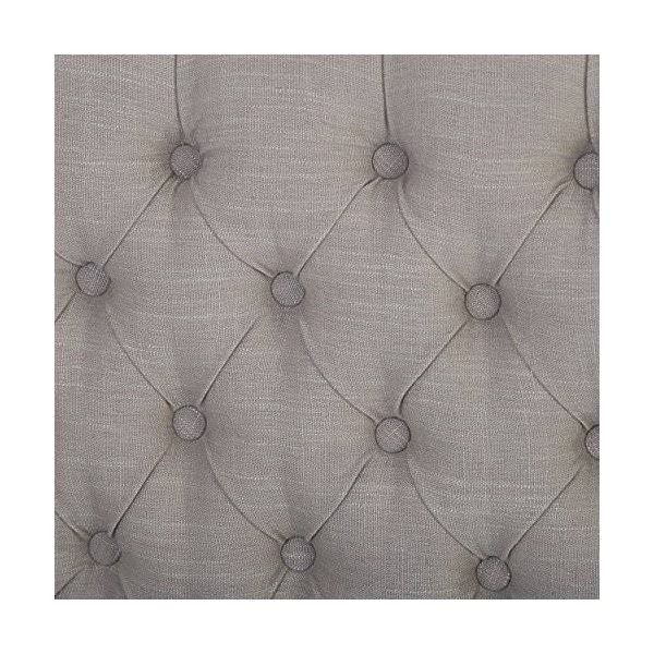 Tufted Fabric Headboard, Queen/Full, Sand U142467