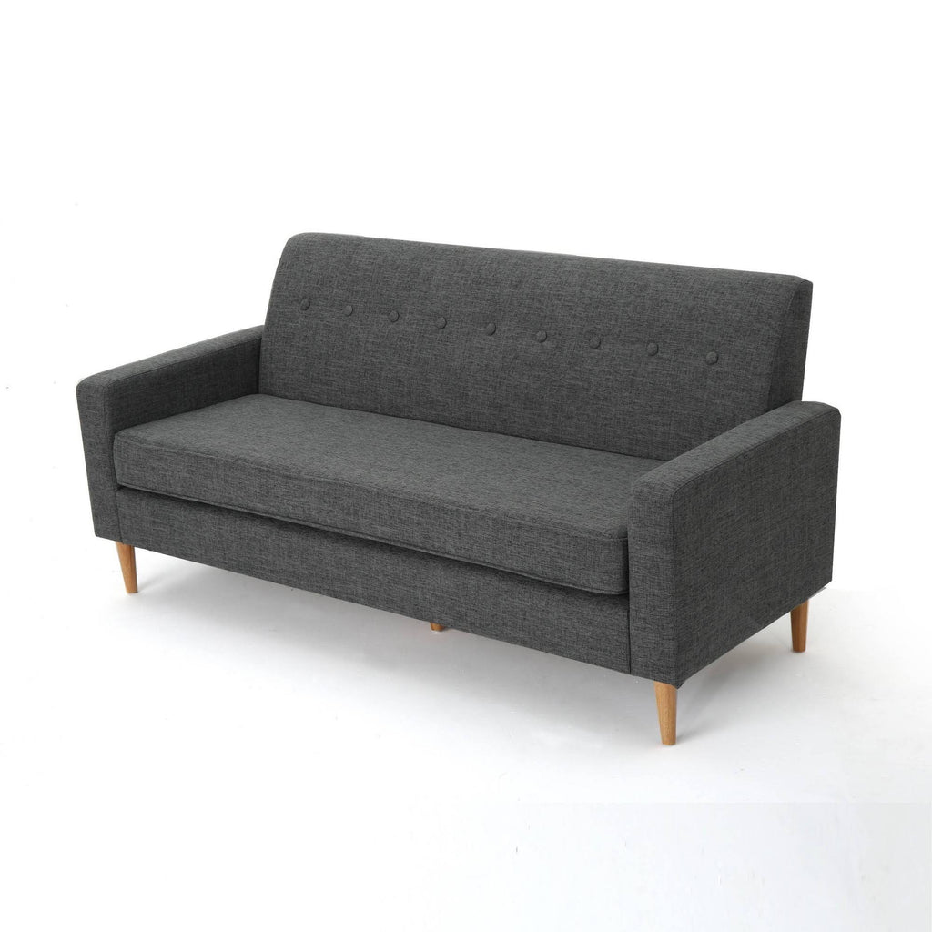 Grey 3-Seater Fabric Sofa V4926