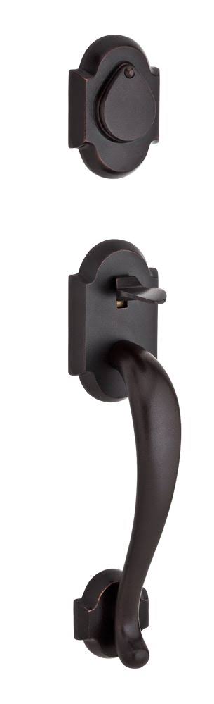 Dark Bronze Single Cylinder Handleset D879095