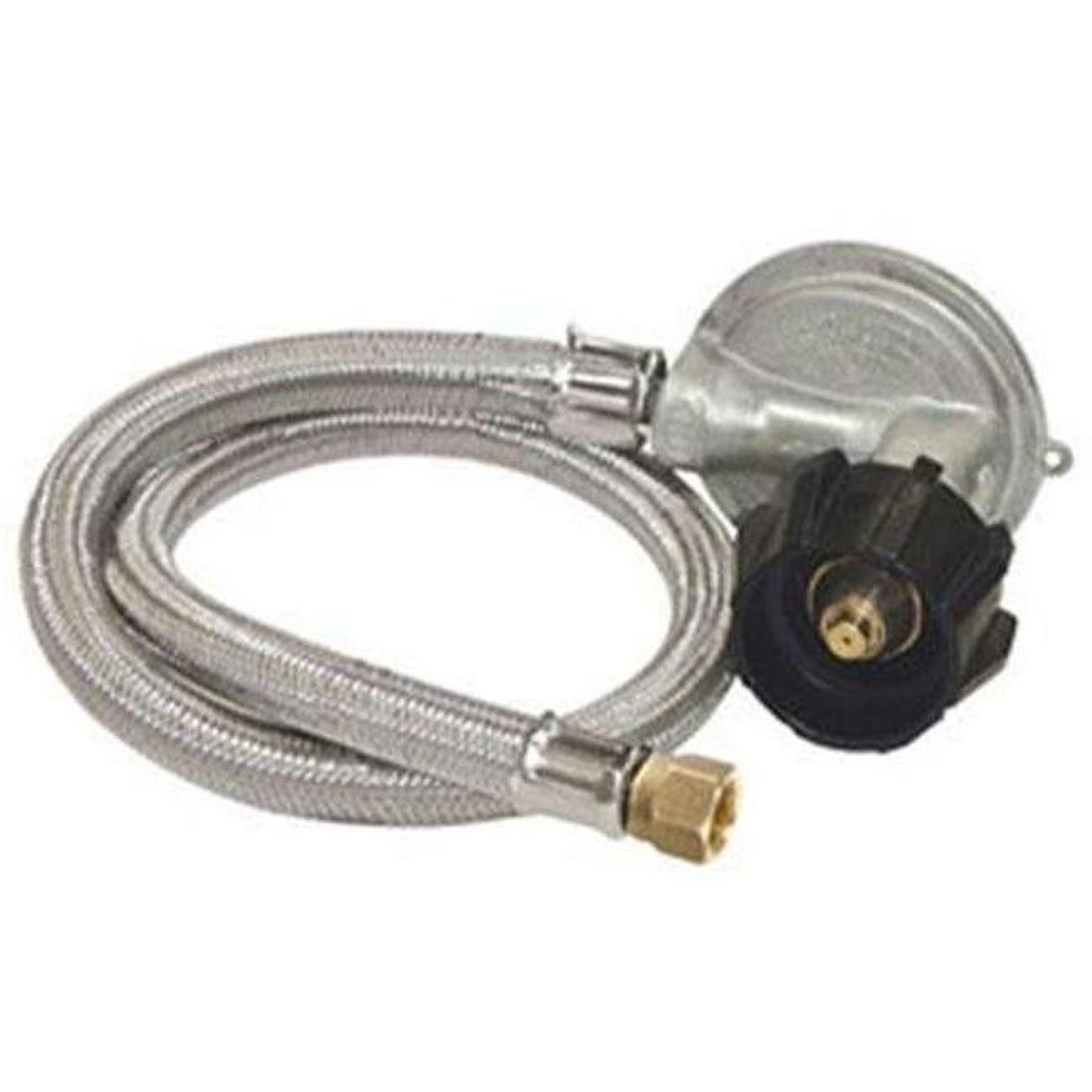 36-in Stainless Braided LPG Hose with Low Pressure Regulator F733