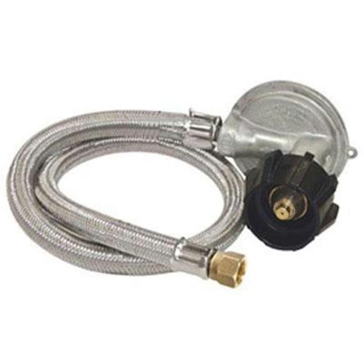 36-in Stainless Braided LPG Hose with Low Pressure Regulator F733